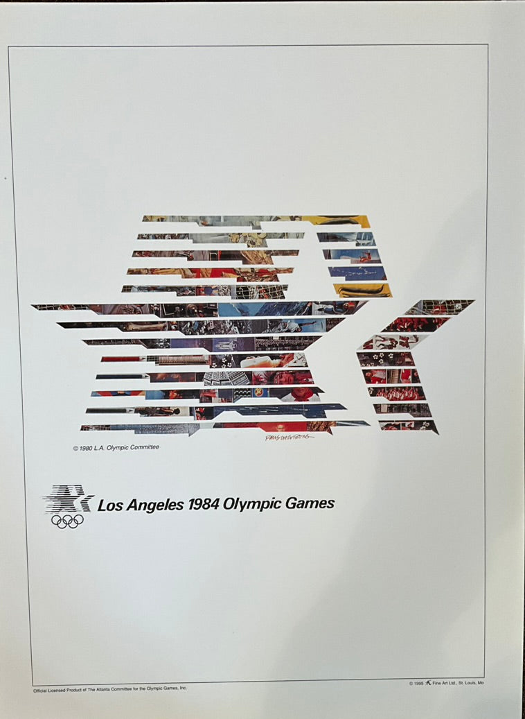 Olympic poster print 1984 Los Angeles, California
