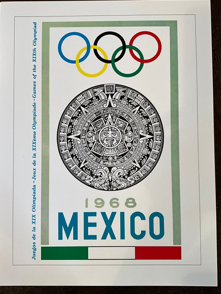 Olympic poster print 1968 Mexico