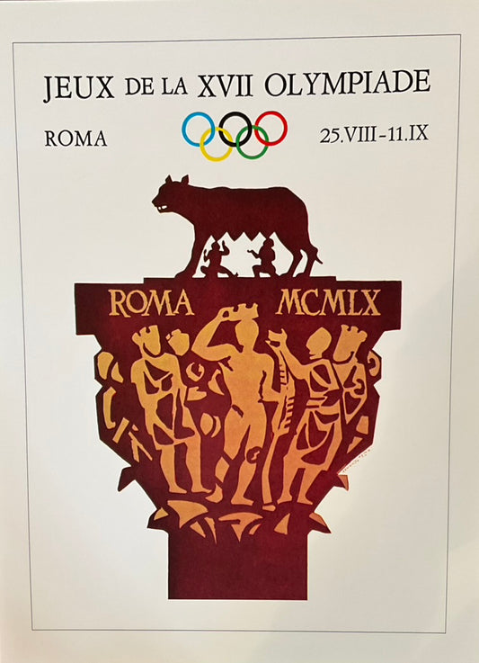 Olympic poster print 1960 Rome, Italy
unframed 